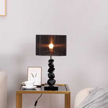 Load image into Gallery viewer, 60cm Black Table Lamp with Dark Shade LED Desk Lamp