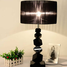 Load image into Gallery viewer, 60cm Black Table Lamp with Dark Shade LED Desk Lamp