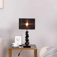 Load image into Gallery viewer, 60cm Black Table Lamp with Dark Shade LED Desk Lamp
