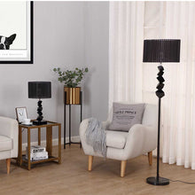 Load image into Gallery viewer, 60cm Black Table Lamp with Dark Shade LED Desk Lamp
